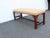 Chinese Chippendale Long Upholstered Window Hall End of Bed Bench 6596 For Sale - Image 9 of 10