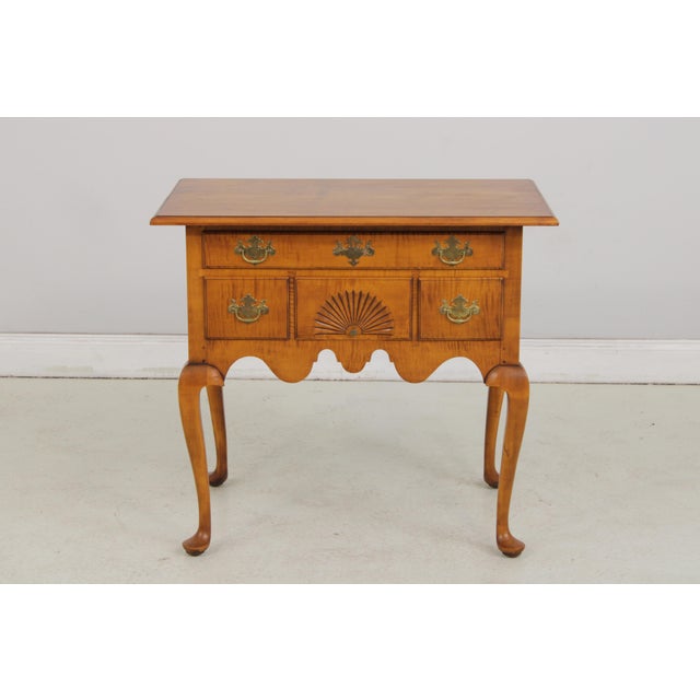 Age: Approx. 20 Years Old Details: Bench Made Hand Crafted New England Style Dovetailed Drawer Construction Fine Carved...
