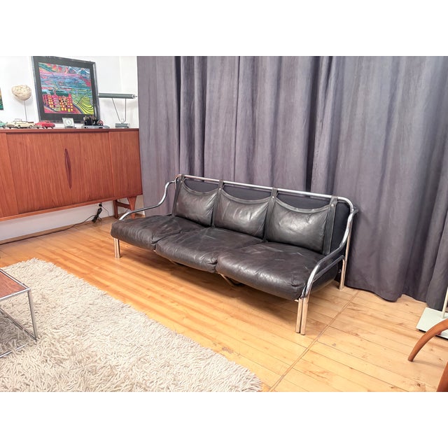 Stringa 3-Seater Sofa by Gae Aulenti for Poltronova, Italy, 1960s For Sale - Image 14 of 16