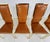 Cognac Leather and Brass Chairs by Renato Zevi, 1970s, Set of 6 For Sale - Image 3 of 7