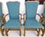 Teal Vintage American of Martinsville Chippendale Dining Armchairs Teal Set of 8 For Sale - Image 8 of 15