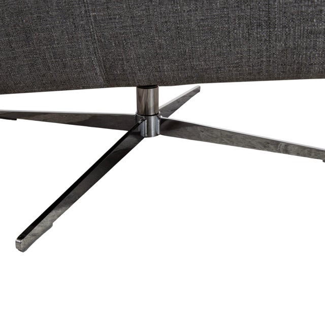 Fabric 50 Armchair in Grey with Manual Function from Rolf Benz For Sale - Image 10 of 17