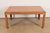 Brown Drexel Heritage Mid-Century Hollywood Regency Campaign Walnut Extension Dining Table, Newly Refinished For Sale - Image 8 of 15