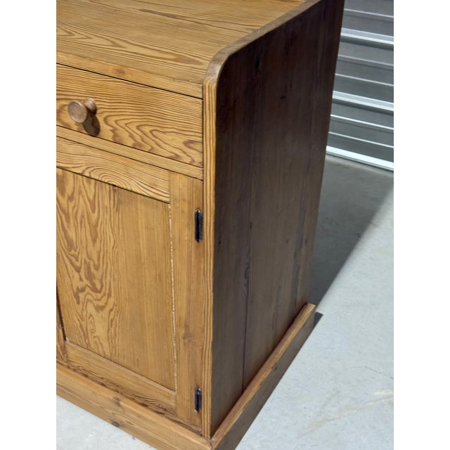 Wood Antique Pine Sideboard / Cupboard From England For Sale - Image 7 of 18