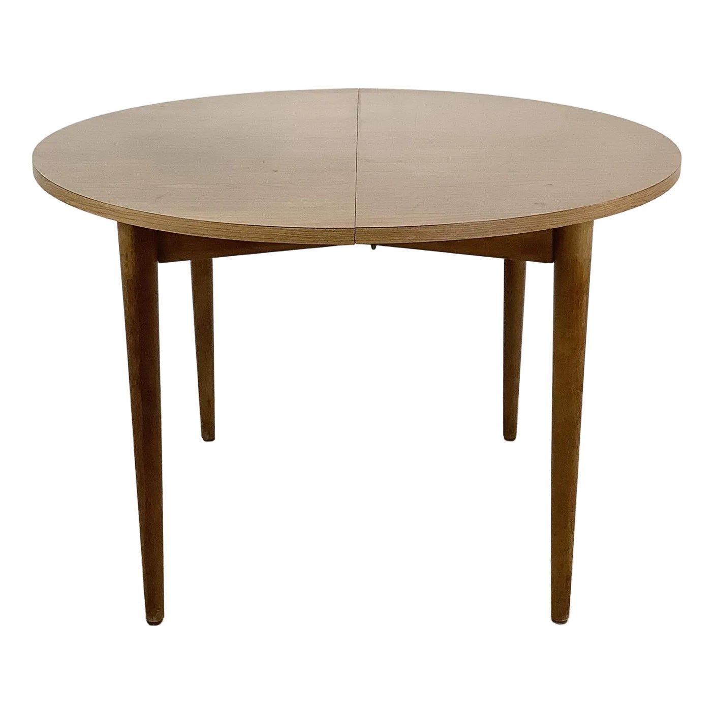 Mid-Century Kitchen Table With Leaf | Chairish