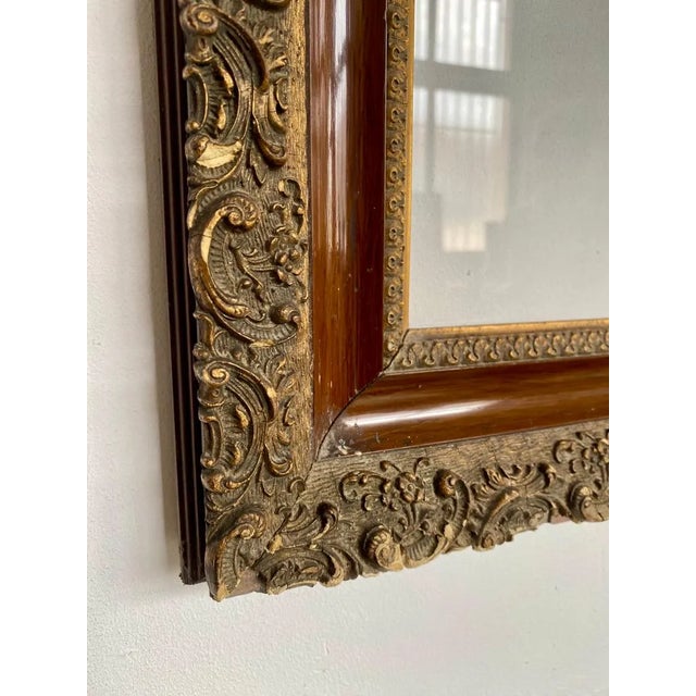 French Glass & Wood Frame For Sale - Image 4 of 9