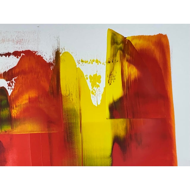 2020s "Calm of Harmony" Abstract Acrylic Painting by Parscha Mirghawameddin For Sale - Image 11 of 18