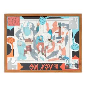 Pieter Schoolwerth "Fuck Me #00" Mixed Media, 2017