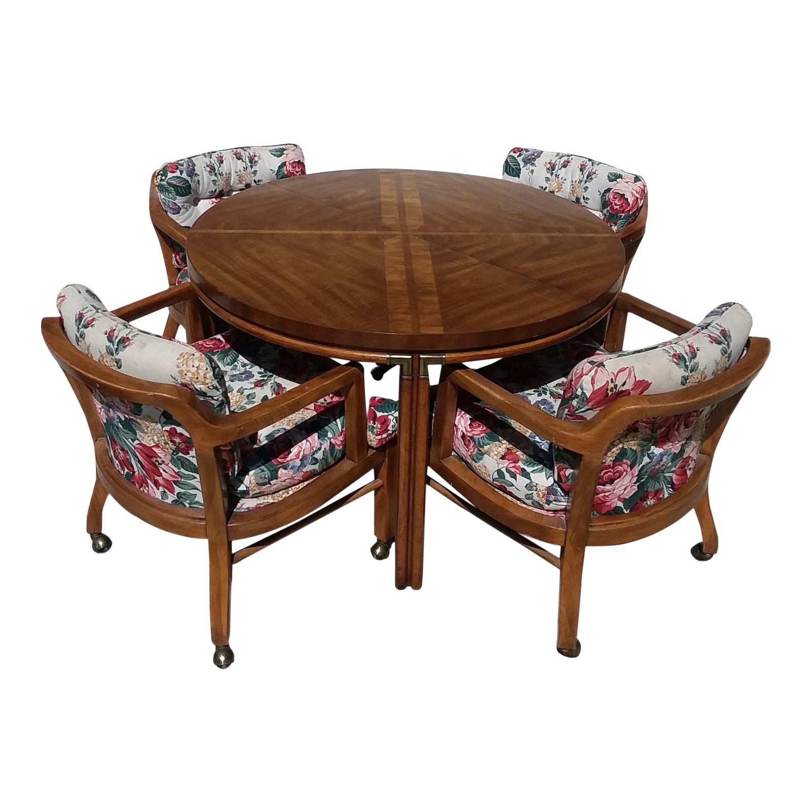 Drexel Heritage Game Table Dining Set Chairish