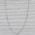Modern 0.26ctw Diamond Station Necklace 14k White Gold 18" by the Yard For Sale - Image 3 of 5
