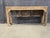 Wood Solid Reclaimed Wood Console, Tv Stand, Carvings, One of Kind. For Sale - Image 7 of 14