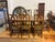 Design Plus Gallery presents a Vintage French Provincial Style Oak Parquet Extension Dining Table + Eight Chairs from...