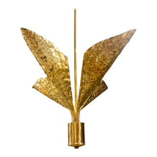 1960s Angelo Lelli for Arredoluce Golden Palm Pendant For Sale