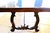 Vintage Spanish Catalan Trestle Dining Table With Lyre Legs and Iron Stretchers For Sale - Image 9 of 15