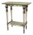 Late 20th Century Claude Dalle Style Narrow Console Table with Glass Top, Lucite and Bronze For Sale