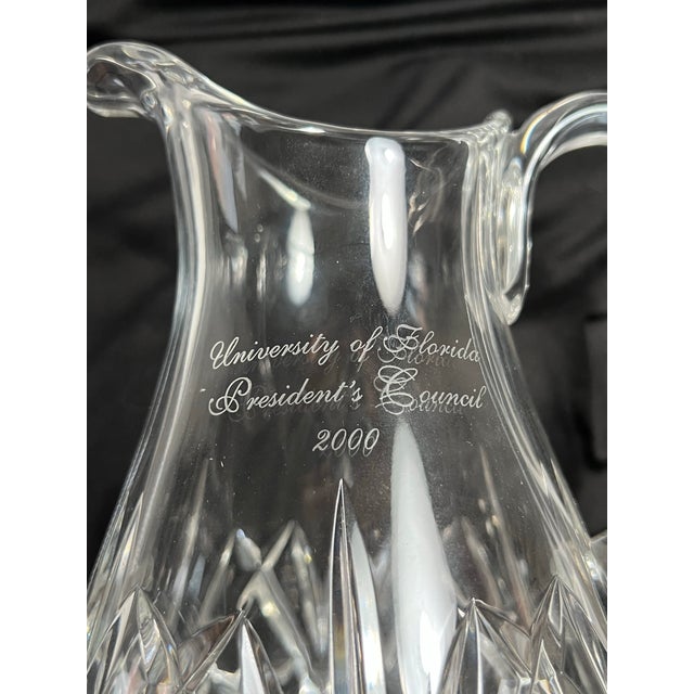 Traditional Vintage University of Florida Waterford Crystal Pitcher For Sale - Image 3 of 9