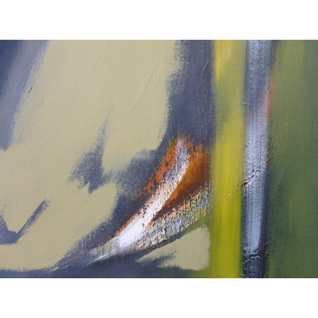 "Schrodinger's Cat" Abstract Oil and Acrylic Painting by Scott A. Spencer For Sale - Image 4 of 6