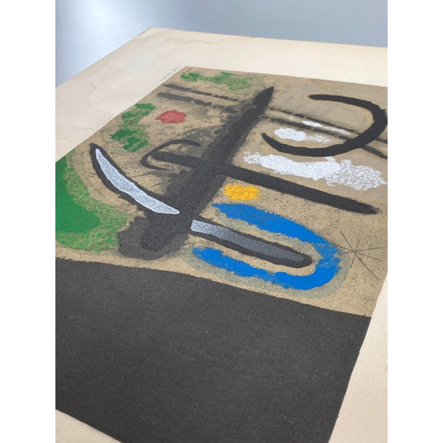 Joan Miro, Oiseau dans un Paysage, 1960s, Lithograph For Sale - Image 9 of 17