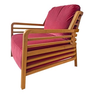 Attributed Ligne Roset Flax Armchair For Sale