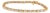 14K Yellow Gold Round and Baguette-Cut Diamond Bracelet (2.00 cttw, H-I Color, SI2-I1 Clarity) For Sale