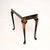 Antique Victorian Lacquered Chinoiserie Marble Top Side Table, 1870 For Sale - Image 3 of 11