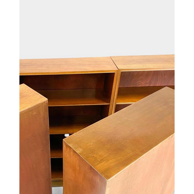 1940s Danish Mahogany Bookcases by Frits Henningsen, 1940s, Set of 5 For Sale - Image 5 of 6