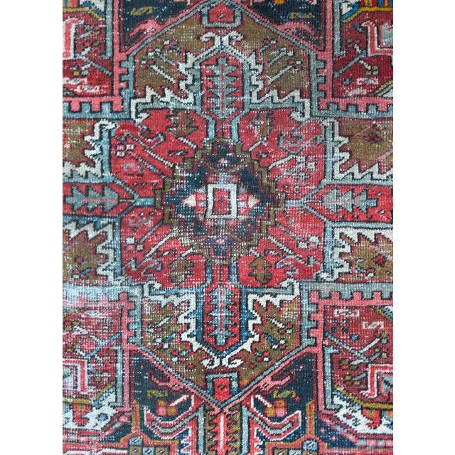Traditional Early 20th Century Heriz Rug For Sale - Image 3 of 13
