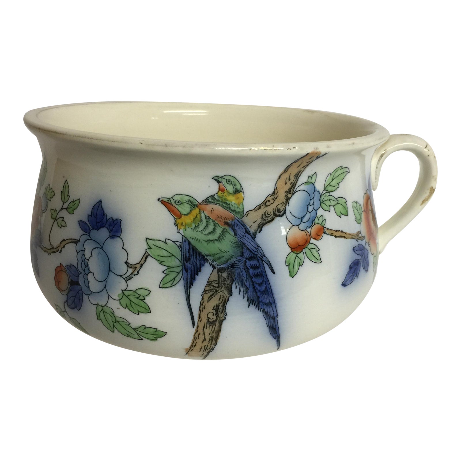 English Devonware Porcelain Chamber Pot Chairish