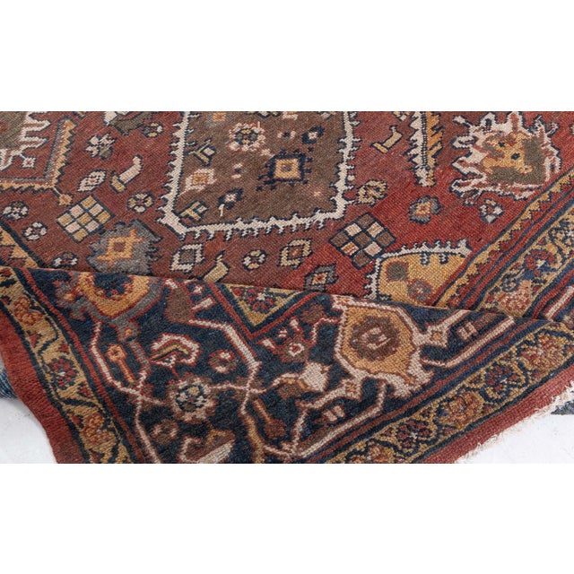 Textile 1930s Persian Sultanabad For Sale - Image 7 of 7