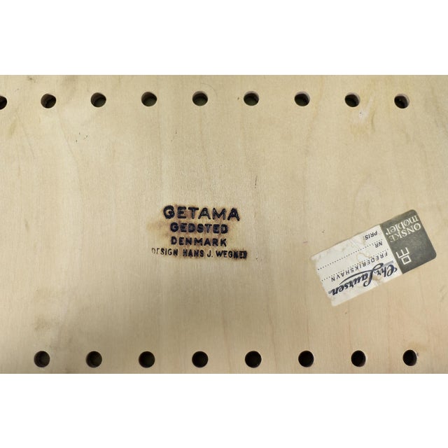 Mid-Century Modern Danish Oak Chairs by Hans J. Wegner for Getama, 1960s, Set of 4 For Sale - Image 11 of 18