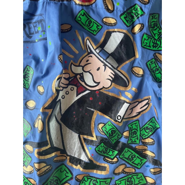Alec Monopoly X Mike Mozart (MiMo) Legendary Wall Street Cross Shirt For Sale - Image 4 of 16