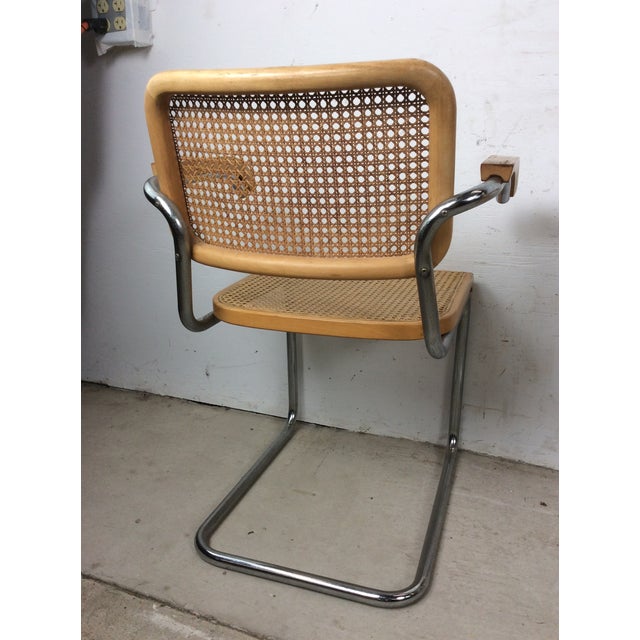 Set of 3 Mid Century Modern Cesca Chairs by Marcel Breuer For Sale - Image 14 of 17