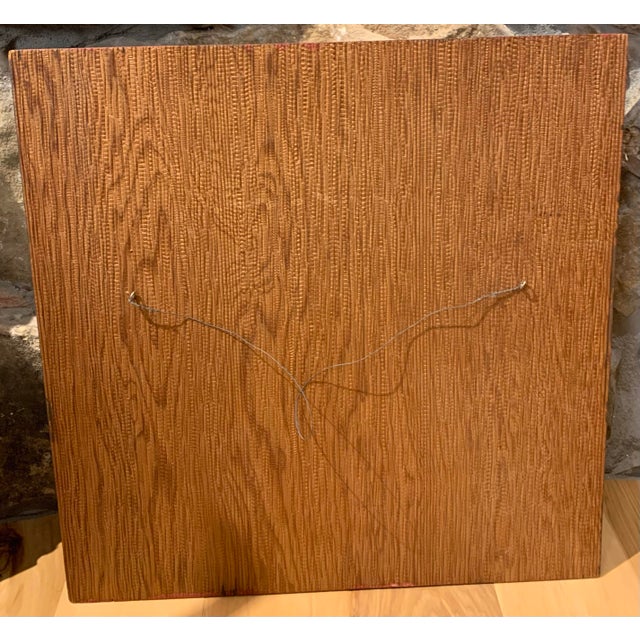 Pair of MCM Copper Tone Repoussé Panther Panels | Mounted on Wood Board For Sale - Image 11 of 12