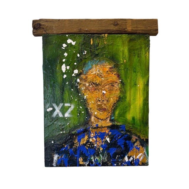 Incredible Abstract Portrait Painting by Vladimir Prodanovich For Sale - Image 12 of 12