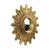 Mid-Century Modern Small Sunburst Mirror in Gold, 1960s For Sale - Image 3 of 15