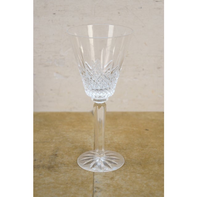 Lenox Late 20th Century Lenox Masterpiece Diamond Cut Crystal Wine & Champagne Stemware Glasses - Set of 8 For Sale - Image 4 of 16