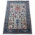 Beautiful modern Bidjar Style hand-knotted wool rug with a light gray field. This piece has multicolor accents that...