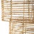 Coastal 3 Tier Chandelier in Natural Rattan For Sale - Image 3 of 5
