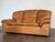 1970s italian leather loveseat in good vintage condition. No rips, or holes, just distress leather all around. Unsigned....