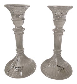 Example of Towle Silversmiths Candlestick Holders and Votive Holders
