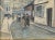 Walk Downtown is an offset and lithograph print on paper realized after a painting by Maurice Utrillo. Includes frame:...