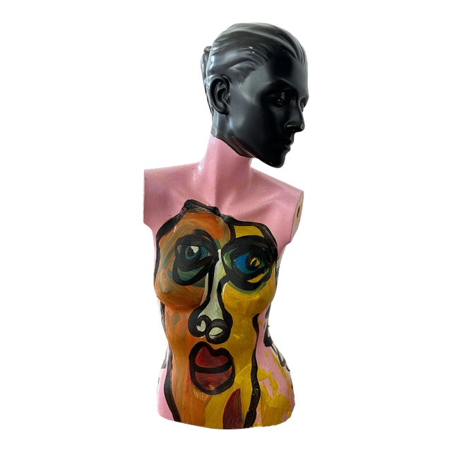 Original 1978 Painted Mannequin by Artist Peter Keil For Sale