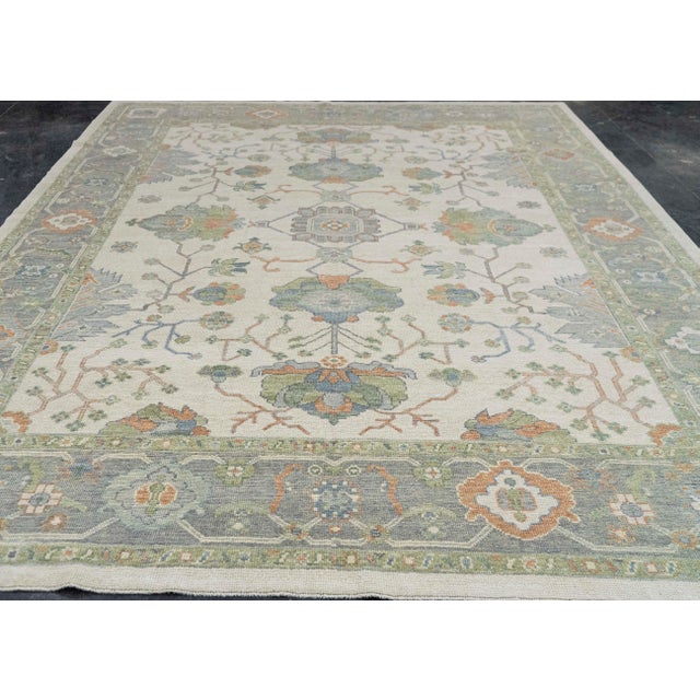 Turkish Oushak Rug 9'6" x 12'8" #20421 Explore a curated collection of hallway runners, wool rugs, and handmade...