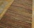 Brown 1920s Multi Brown Stripe Antique American Shaker Rug 3' X 23'3" Knotted Pile Wool Carpet For Sale - Image 8 of 17