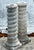 Vintage Regency Cast Concrete Spiral Columns - a Pair For Sale - Image 17 of 17