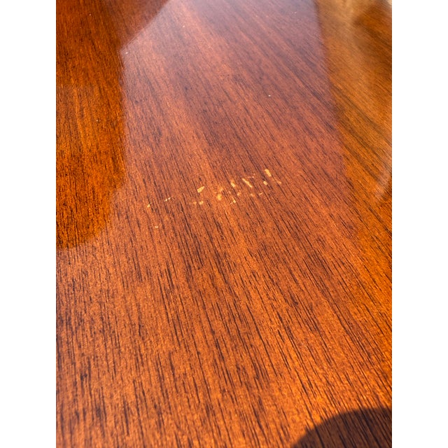 Wood Barbara Barry for Henredon Skirted Tiered Side Table For Sale - Image 7 of 8