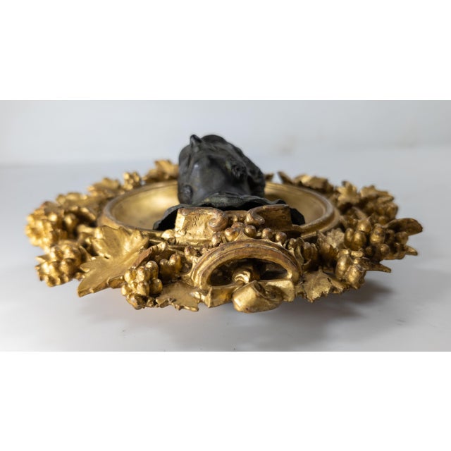 19th Century English Portrait Bronze Bust of Albert Prince Consort in Giltwood Frame For Sale - Image 12 of 18