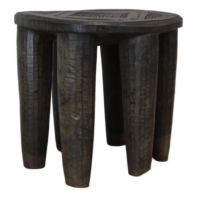 Nupe Stool in Wood For Sale