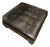 Mitchell Gold + Bob Williams Leather Cocktail Ottoman / Coffee Table, 38" Square For Sale