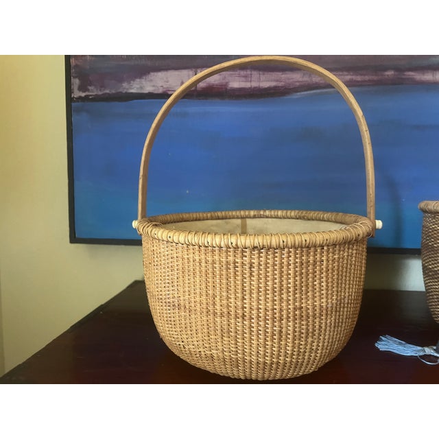 Nantucket Baskets - Charming Set of 2 For Sale - Image 10 of 12